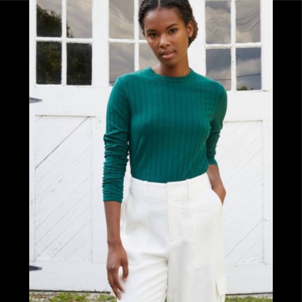 A New Day Long Sleeve Ribbed Crew Neck